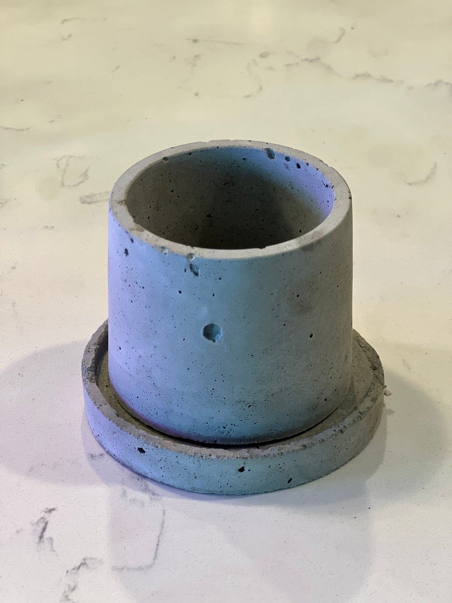 Cement Planter 2 Inch Diameter