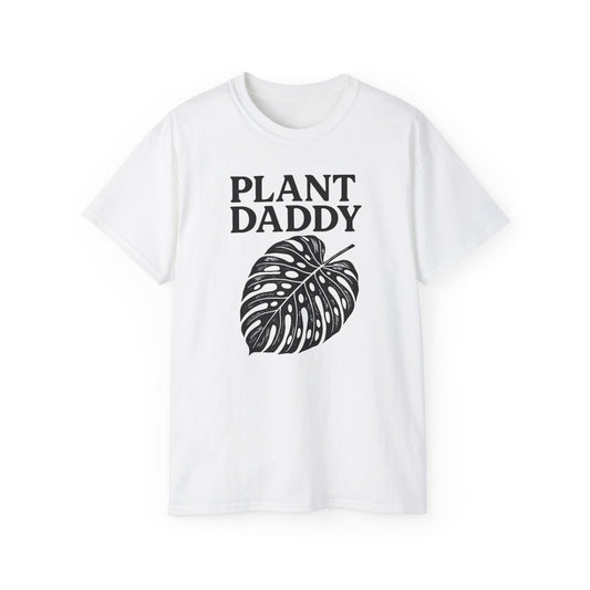 Plant Daddy T-Shirt — Monstera Leaf Graphic