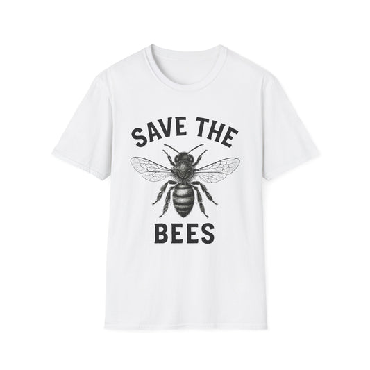 Save The Bees T-Shirt — Vintage Bee Graphic Tee for Pollinator Lovers