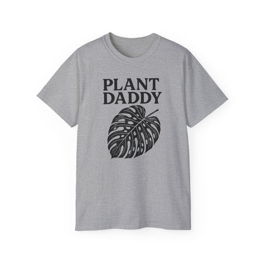 Plant Daddy T-Shirt — Monstera Leaf Graphic