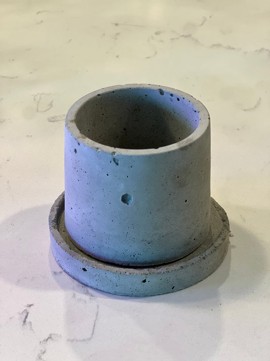 Cement Planter 2 Inch Diameter